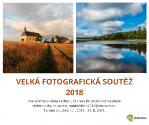 Velká fotografická a video soutěž 2018 s Destinační agenturou Krušné hory o.p.s. Velká fotografická a video soutěž 2018 s Destinační agenturou Krušné hory o.p.s.