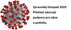 PŘEHLED NÁSTROJŮ PODPORY PRO OBCE A PODNIKY – LISTOPAD 2020