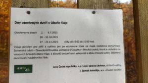 OTEVŘENÍ OBORY FLÁJE  28.10. - 31.10.2021