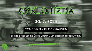 CYKLOJÍZDA - BLOCKHAUSEN, 30. 7. 2023