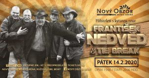 FRANTIŠEK NEDVĚD A TIE BREAK - PŮL STOLETÍ S KYTAROU 14.2.2019