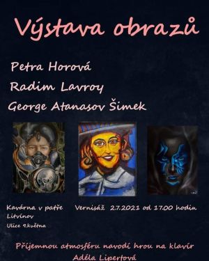 VÝSTAVA OBRAZŮ - VERNISÁŽ 2.7.2021