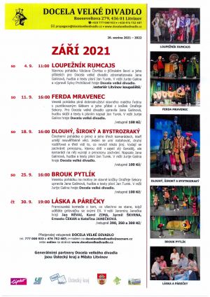 PROGRAM DVD LITVÍNOV ZÁŘÍ 2021