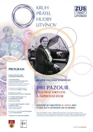 JIŘÍ PAZOUR - KLAVÍRNÍ VIRTUOS A IMPROVIZÁTOR   18.1.2022