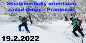 SKIALPINISTICKÝ ORIENTAČNÍ ZÁVOD DVOJIC - PRAMENÁČ 19.2.2022