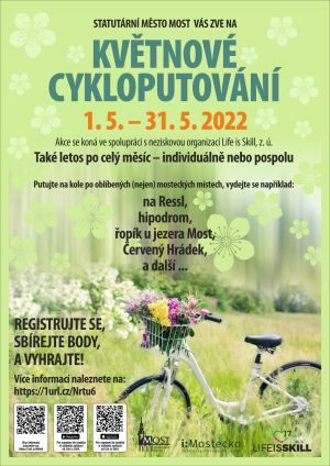 KVĚTNOVÉ CYKLOPUTOVÁNÍ 1. - 31.5. 2022