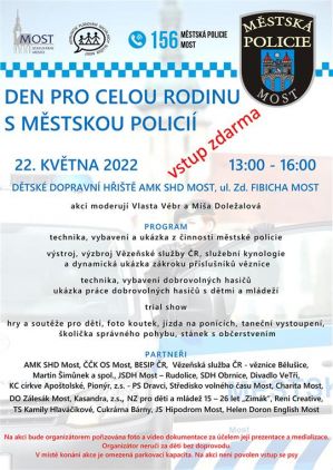 DEN PRO CELOU RODINU S MĚSTSKOU POLICIÍ 22.5.2022