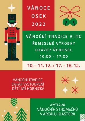 VÁNOČNÍ TRADICE V ITC OSEK 10.-11.12/17.-18.12. 2022