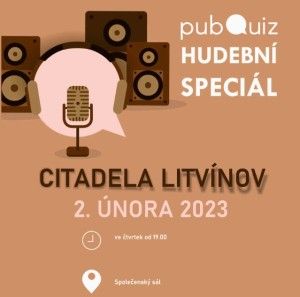 PUBQUIZ – HUDEBNÍ SPECIÁL 2. 2. 2023