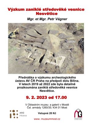 VÝZKUM ZANIKLÉ STŘEDOVĚKÉ VESNICE NESVĚTICE 9. 2. 2023