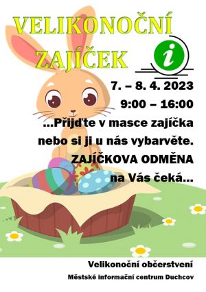 VELIKONOČNÍ ZAJÍČEK, 7. 4. - 8. 4. 2023