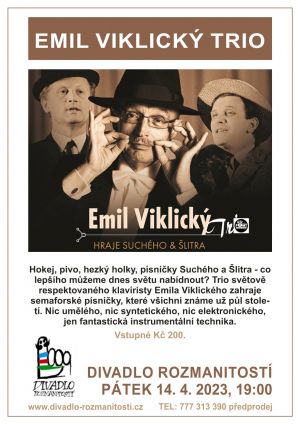 EMIL VIKLICKÝ TRIO 14. 4. 2023
