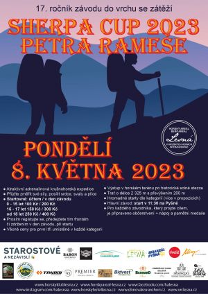 17. ROČNÍK SHERPA CUP PETRA RAMEŠE 8. 5. 2023