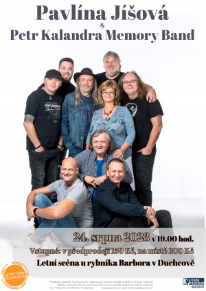 PAVLÍNA JÍŠOVÁ & PETR KALANDRA MEMORY BAND, 24. 8. 2023