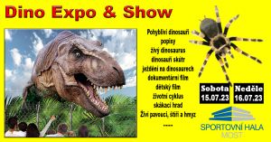 DINO EXPO & SHOW & SPIDERS 15 - 16. 7. 2023