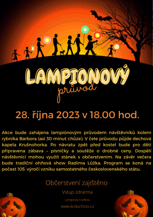 LAMPIONOVÝ PRŮVOD, 28. 10. 2023