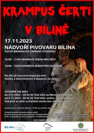 KRAMPUS ČERTI V BÍLINĚ