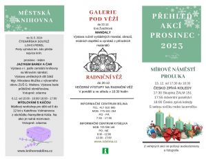 PŘEHLED AKCÍ BÍLINA - PROSINEC 2023