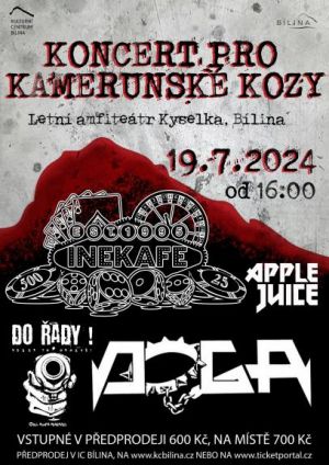 KONCERT PRO KAMERUNSKÉ KOZY 19. 7. 2024