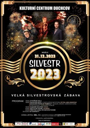 VELKÁ SILVESTROVSKÁ ZÁBAVA 31. 12. 2023