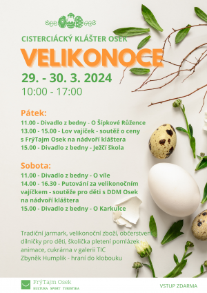 VELIKONOCE 29. - 30. 3. 2024