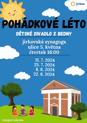 POHÁDKOVÉ LÉTO V SYNAGOZE 11. 7., 25. 7., 8. 8., 22. 8. 2024