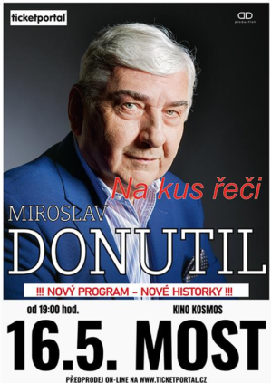 NA KUS ŘEČI: MIROSLAV DONUTIL 16. 5. 2024