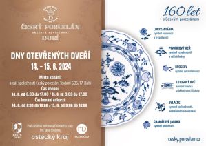 DNY OTEVŘENÝCH DVEŘÍ - ČESKÝ PORCELÁN 14. - 15. 6. 2024