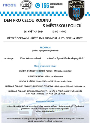 DEN PRO RODINU S MĚSTSKOU POLICIÍ 26. 5. 2024