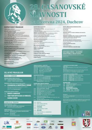 28. CASANOVSKÉ SLAVNOSTI 2024, 7. - 8. 6. 2024