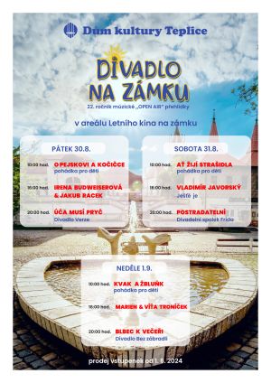 DIVADLO NA ZÁMKU 30, 31. 8. A 1. 9. 2024