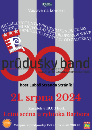 PRŮDUŠKY  BAND A LUBOŠ STRANĎA STRÁNÍK, 21. 8. 2024