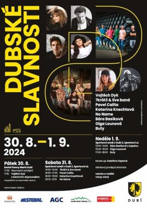 DUBSKÉ SLAVNOSTI 30. 8. - 1. 9. 2024