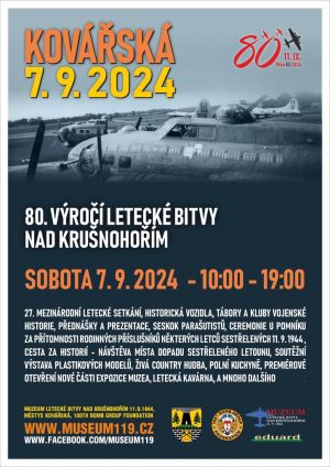 80. VÝROČÍ LETECKÉ BITVY NAD KRUŠNOHOŘÍM 7. 9. 2024