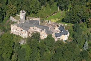 Hrad a zámek Horní hrad - Hauenštejn