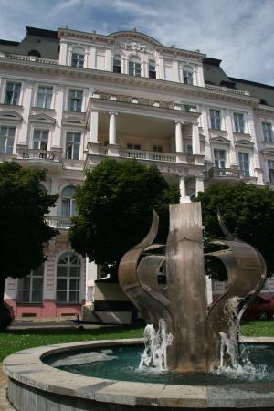 Glass fountain Teplice