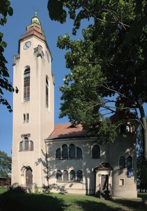 AUSSICHTSTURM DER TSCHECHOSLOWAKISCHEN HUSSITEN-KIRCHE IN DUCHCOV