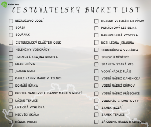 CESTOVATLSKÉ BUCKET LISTY